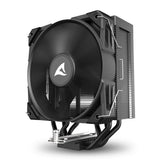 Sharkoon A40 Black 220W TDP 4-Heatpipe 120mm PWM FDB CPU Air Cooler Sharkoon