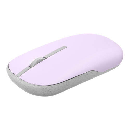 ASUS Marshmallow MD100 – musens lave profil og grå bund set skråt