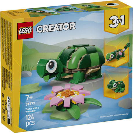 LEGO - LEGO Creator - Turtle with a Water Lily Flower (31377) LEGO