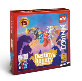 LEGO Ninjago Destiny’s Bounty Adventures – brætspil, tysk – Tysk brætspilsemballage med ninjaerne