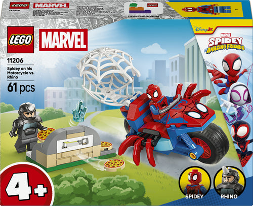 LEGO Marvel Spidey and his super friends Spidey on motorcycle vs. Rhino
