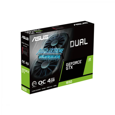 ASUS GeForce GTX 1650 EVO 4GB GDDR6 DUAL OC Edition with 6-pin Power connector ASUS