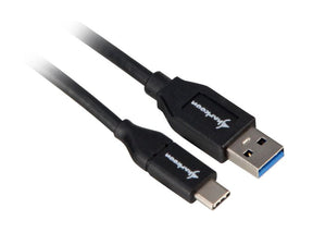 Sort Sharkoon USB-kabel med USB-A- og USB-C-hanstik