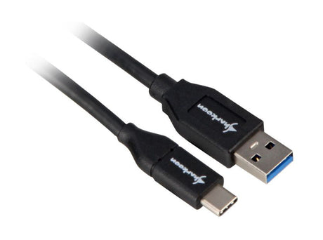 Sort Sharkoon USB-kabel med USB-A- og USB-C-hanstik