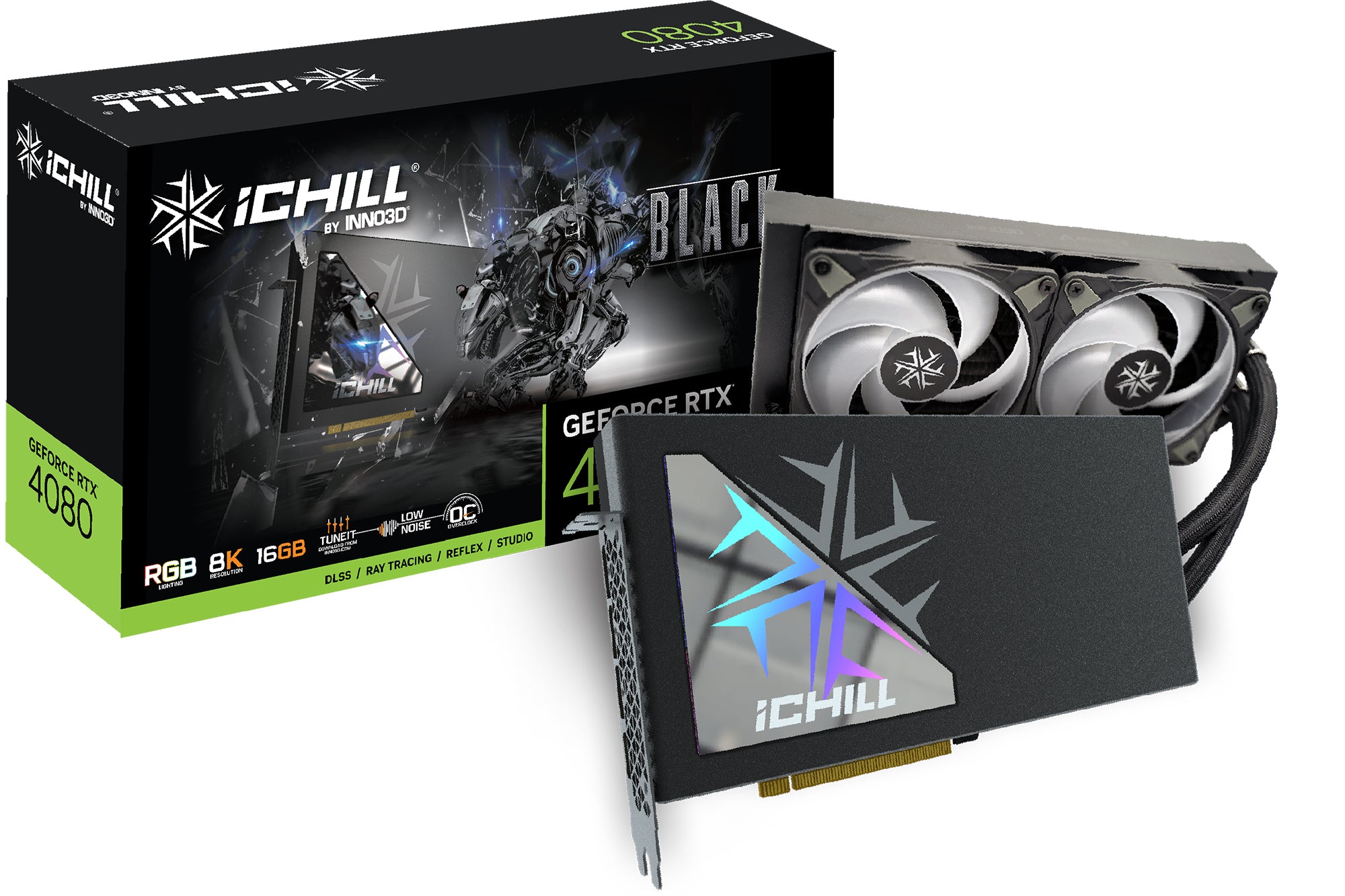 Inno3D iChiLL GeForce RTX 4080 Black 16GB Inno3D