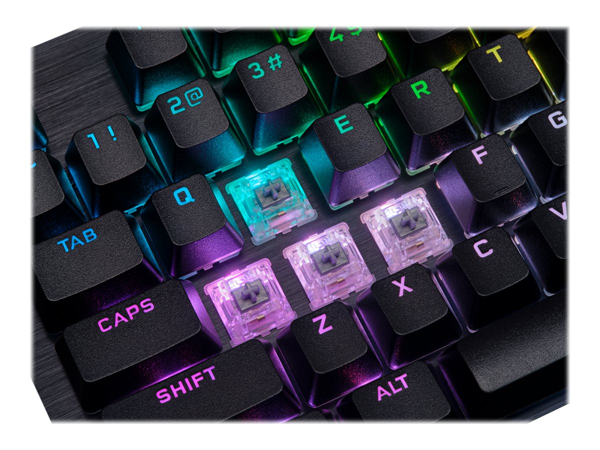 CORSAIR Gaming K70 RGB PRO Tastatur, mechanisch, RGB/16,8 Millionen Farben, Kabel Nordic 