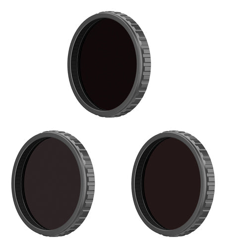 DJI Osmo Action ND-filtersæt – ND8, ND16 og ND32 – ND-filtre set i skrå vinkel
