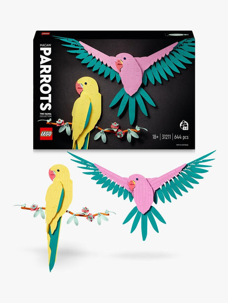 LEGO ART - The Fauna Collection – Macaw Parrots (31211) LEGO