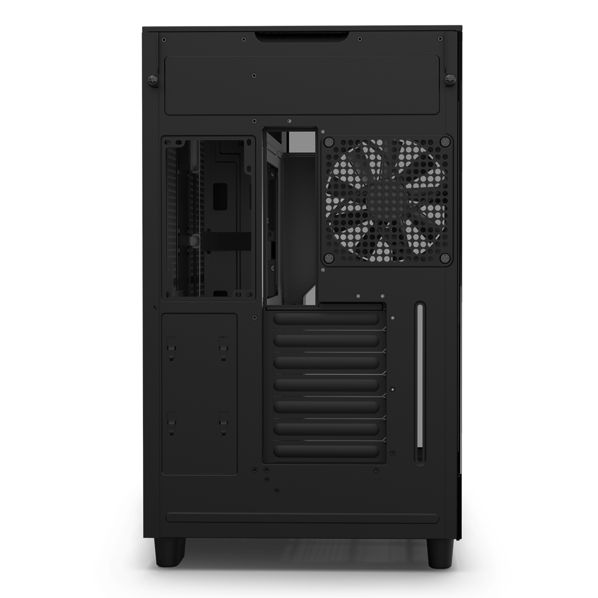 NZXT H9 Flow Schwarzes Zweikammer-Mid-Tower-Gehäuse 