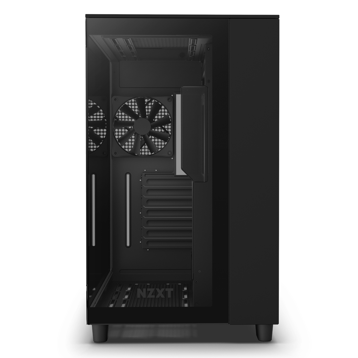 NZXT H9 Flow Schwarzes Zweikammer-Mid-Tower-Gehäuse 