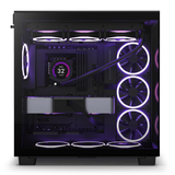 NZXT H9 Flow Schwarzes Zweikammer-Mid-Tower-Gehäuse 