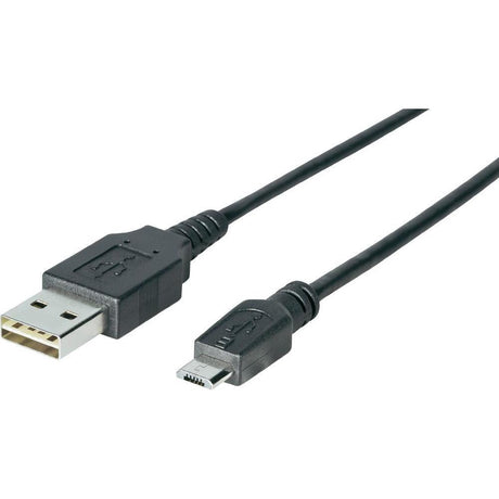 Sort Sharkoon USB 2.0 kabel med USB-A og Micro-USB-B