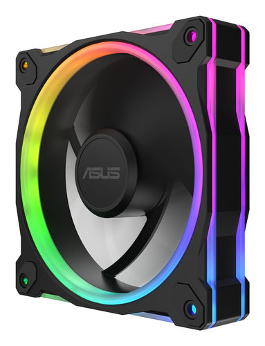 ASUS Prime MR120 ARGB Reverse Fan – kabinetblæser – Sort – Reverse