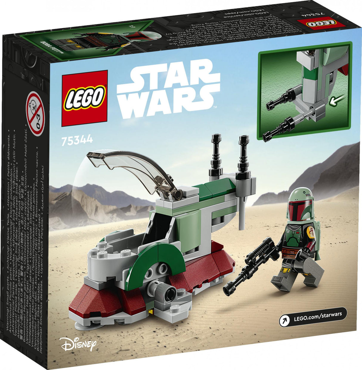 LEGO Star Wars - Boba Fett's Starship™ Microfighter (75344) LEGO