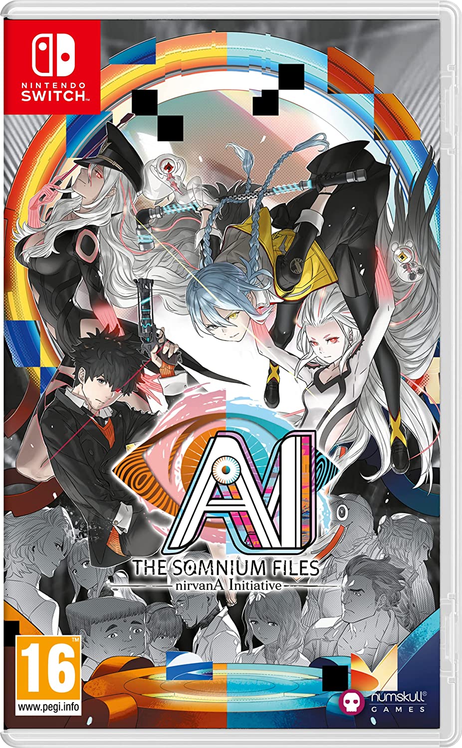 AI: The Somnium Files – nirvanA Initiative – Nintendo Switch – spilomslag