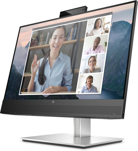 HP E24mv G4 Conferencing Monitor 23.8 1920 x 1080 (Full HD) VGA (HD-15) HDMI DisplayPort 60Hz Pivot Skærm Hewlett-Packard