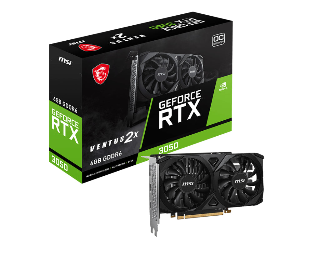 MSI GeForce RTX 3050 VENTUS 2X 6G OC 6GB MSI