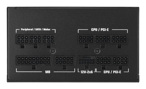 ASUS TUF Gaming 1000W Gold EVO – modulær PSU – modulære kabelstik
