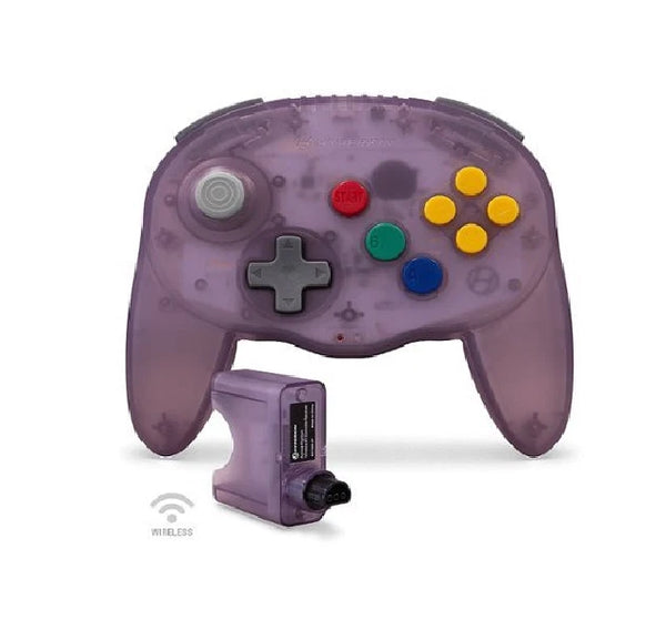 Hyperkin Admiral – trådløs N64-controller – lilla
