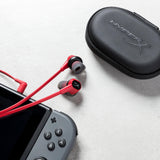 HyperX Cloud Earbuds Kabling Øreproptelefoner Sort Rød Hewlett-Packard