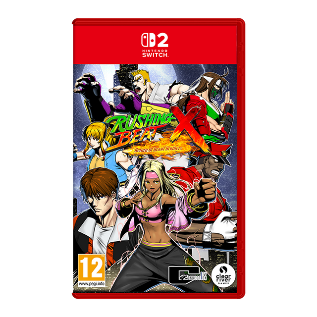 Rushing Beat: X Return of the Brawl Brothers – Nintendo Switch 2 – spilomslag
