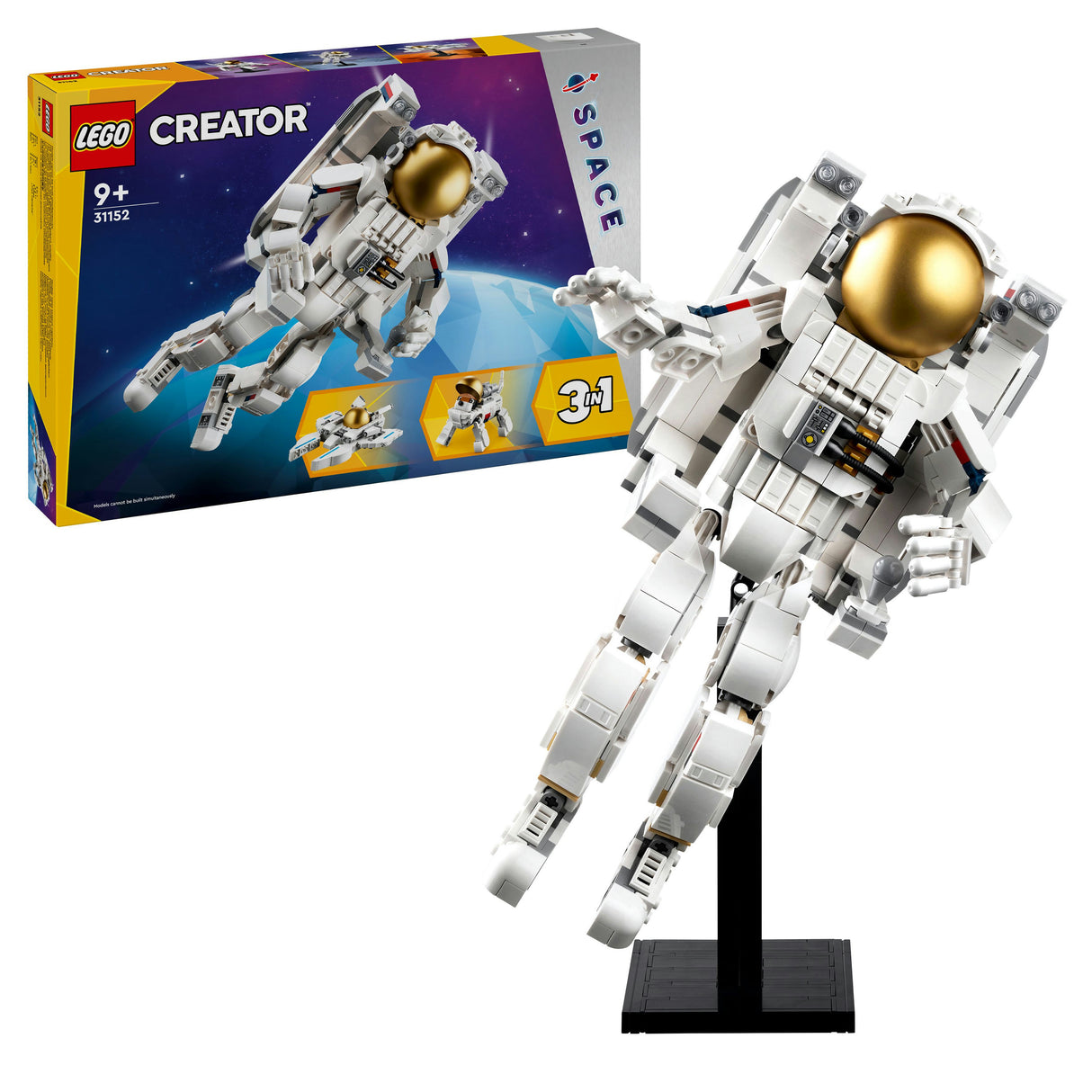 LEGO 31152 Creator 3-in-1 Astronaut in Space Construction Toy LEGO