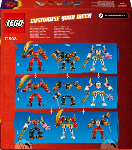 LEGO 71808 Ninjago Kai's Fire Mech, construction toy LEGO