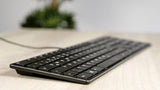 Speedlink - RIVA Slim Metal Scissor Keyboard, black - DE Layout Speedlink