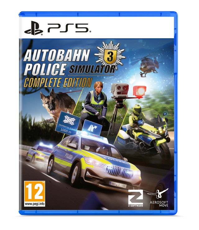 Autobahn Police Simulator 3 – Complete Edition – PlayStation 5 – spilomslag