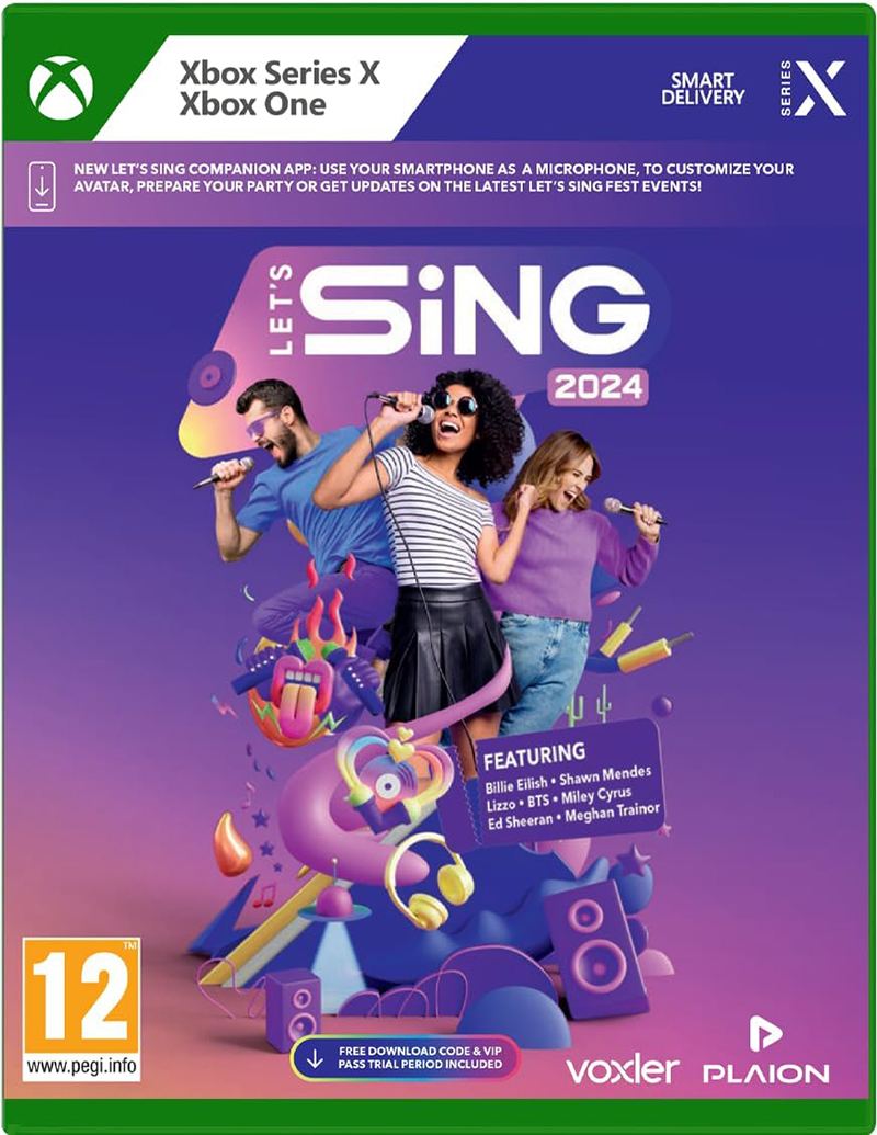 Let's Sing 2024 – Xbox One / Xbox Series X – forside