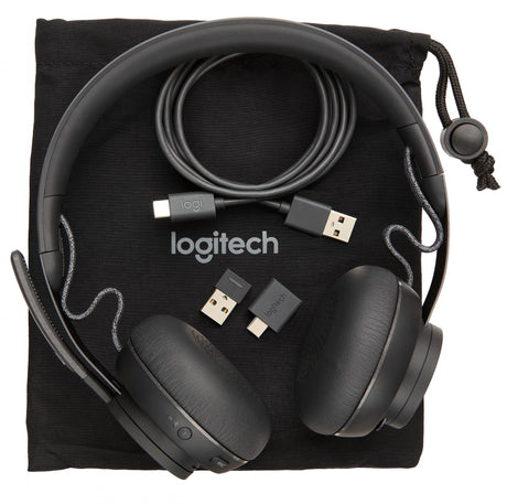 Logitech - Zone Wireless Teams Bluetooth headset - GRAPHITE