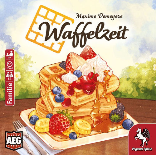 Pegasus Waffelzeit Brætspil Tysk – Æske forfra
