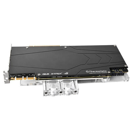 Thermaltake Pacific V-GTX 1080Ti Transparent (ASUS ROG) Fulddække til flydende kølesystem-vandblok til videokort 1-pack Transparent Thermaltake Technology