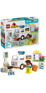 LEGO 10447 DUPLO Town ambulance with driver LEGO