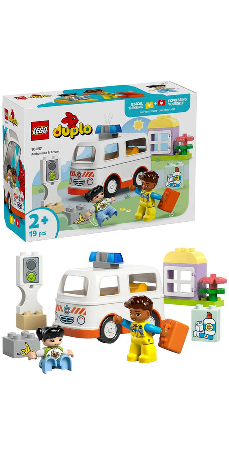 LEGO 10447 DUPLO Town ambulance with driver LEGO