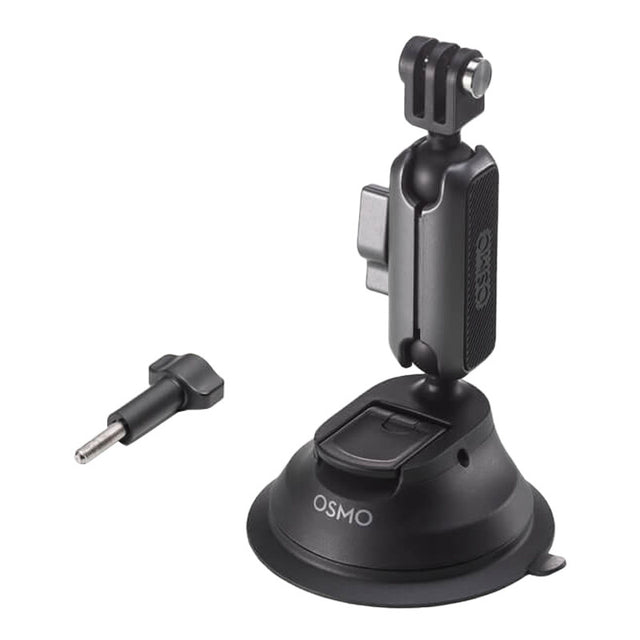 DJI Osmo Action sugekopbeslag – Dobbelt kugleled – Sugekopbeslag med dobbelt kugleled og låseskrue