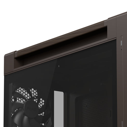 ASUS ProArt PA602 Wood Edition Retro Brown - Tempered Glass Panel – nærbillede af produktets detaljer (vinkel 5)
