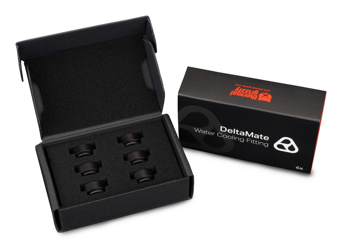 Thermal Grizzly  DeltaMate Extender - MF7 Black (6-Pack) Thermal Grizzly