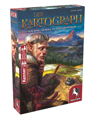 Pegasus Der Kartograph Brætspil Tysk – Der Kartograph-æske