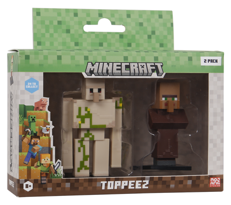 Minecraft - 3D Figure 2 pack - Golem & Villager