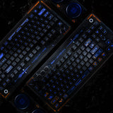8BitDo Retro 87 Mecha Break – mekanisk tastatur, engelsk – To vinkler på mørk baggrund