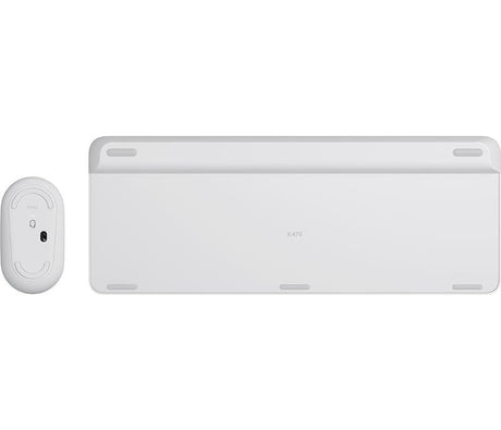 LOGITECH Slim Wireless Keyboard and Mouse Combo MK470 - OFFWHITE - NORDIC