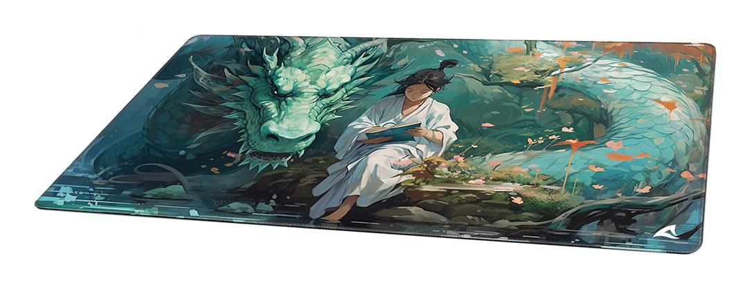 Sharkoon SKILLER SGP40 D8 Teal Multicolor 1000x500mm Water-Repellent Stitched Anti-Slip Gaming Mouse Pad Sharkoon