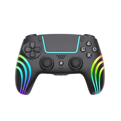 Deep Explorer Wave B RGB – sort controller til PS5 – forside