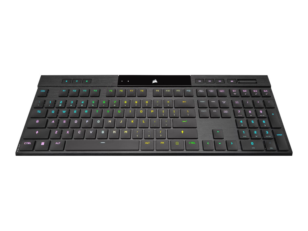 CORSAIR Gaming K100 AIR RGB-Tastatur, mechanisches RGB-Funkkabel pro Taste, Nordic 