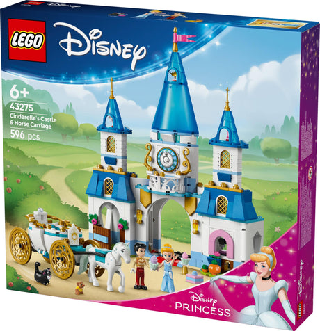 LEGO 43275 Disney Princess Cinderella's Castle and Horse-Drawn Carriage LEGO
