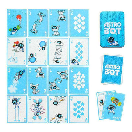 Astrobot Playing Cards in Tin Paladone