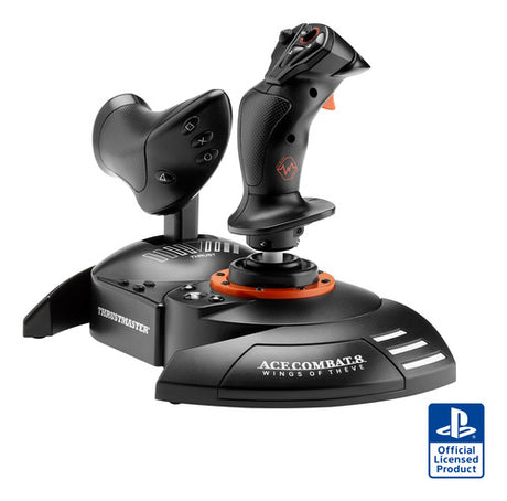 Thrustmaster T.Flight HOTAS Neo – Ace Combat 8 Wings of Theve Edition – set skråt fra siden