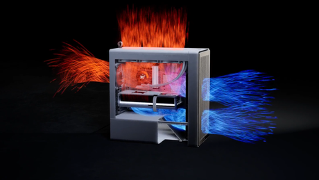 HAVN BF 360 Flow – White Mid Tower kabinet med præinstallerede high-performance fans HAVN