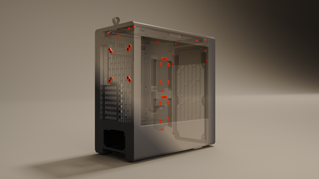 HAVN BF 360 – Black Mid Tower kabinet med høj airflow og minimalistisk design HAVN
